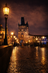 Praga: Porta nella notte