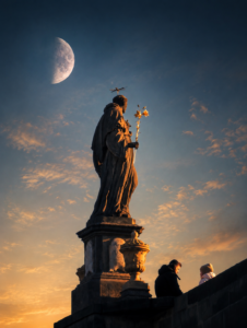 Sotto la luna di Praga